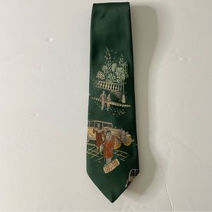 John Barton The Shirt Rack - Vintage - Art Imitates Life Cityscape Necktie 57x4"